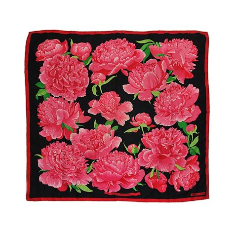 Hermes Peonies Scarf 